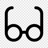 glasses, prescription, optical, lenses icon svg