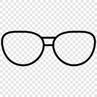 glasses, spectacles, sunglasses, prescription glasses icon svg