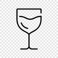 glassware, wine, champagne, red wine icon svg