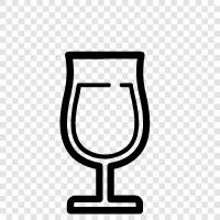 glassware, wine, glasses, Poco grande glass icon svg