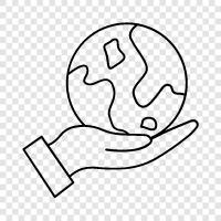 global aid, world development, global health, global warming icon svg