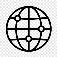 global, international, welt, planet symbol