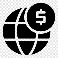 global economy, global currency war, global financial crisis, global debt icon svg