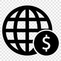 global economy, global financial crisis, global recession, global stock market icon svg