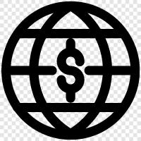 global economy, global trade, global finance, global investment icon svg