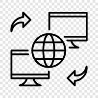 global economy, global trade, world trade, global banking icon svg