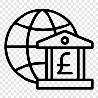 global financial institution, international bank, international financial institution, international financial center icon svg