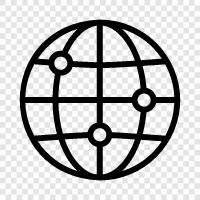 global internet, global village, global community, global economy icon svg