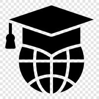 Global Studies, World Education, International Education, Education for All icon svg