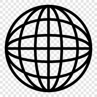 globe, world map, global, international icon svg