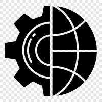 Globe, map, location, latitude icon svg