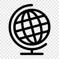 Globe, Globe Global news -News icon svg