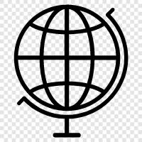 Globe, Globe Digital Globe -World icon svg