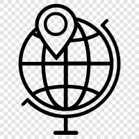 Globe, Globe 1. Globe, world 2. icon svg