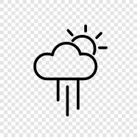 gloomy, dismal, wet, stormy icon svg