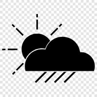 gloomy, dismal, wet, cloudy icon svg