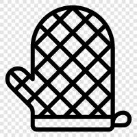 gloves, knit, wool, knitwear icon svg