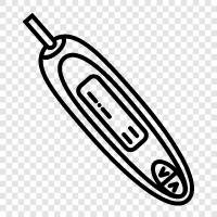 Glucose Meter, Insulin Meter, Blood Test Meter, Blood Glucose Meter icon svg