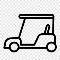 Golf Cart Rental, Golf Cart Parts, Golf Cart icon svg