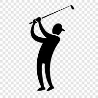 golf, sport, athlete, sportswoman icon svg