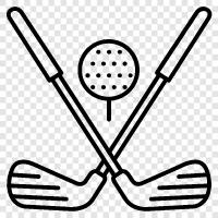 golfers, golf courses, golfers equipment, golf balls icon svg