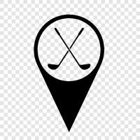 golfers, golf courses, golf equipment, golf balls icon svg