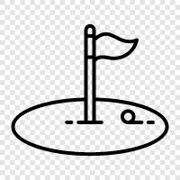 Golf, Golfer, Golfplätze, Golftipps symbol