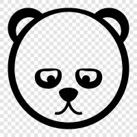 Google Panda, Analytics, SEO, Web traffic icon svg