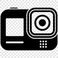 GoPro, GoPro HERO4 Black, waterproof, 4K icon svg