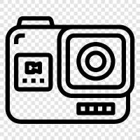 GoPro, action camera mounts, action camera tips, GoPro tips icon svg