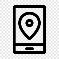 gps, Navigation, Auto, Telefon symbol