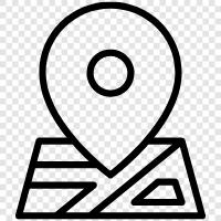 GPS, location, navigation, driving icon svg