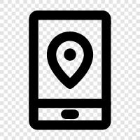 gps tracking, gps navigation, gps tracking app, mobile gps icon svg