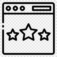 grades, ratings, grading, star rating icon svg