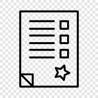 grading, grading scale, letter grades, percentage grades icon svg