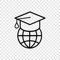 graduate degree, postgraduate degree, doctorate degree, master degree icon svg