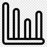 graph bars, data visualization, data analysis, business graph icon svg