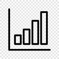 graph, bar, increasing, data icon svg