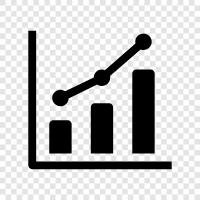 grafik, veri, görselleştirme, istatistik ikon svg