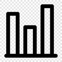 graphing, data, statistic, graph icon svg