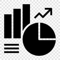 grafik, veri, görselleştirme, istatistik ikon svg