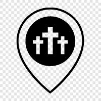 graves, tombstones, gravesite, burial icon svg