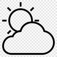 gray, cloudy, rain, weather icon svg