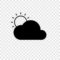 gray, dismal, cloudy, rainy icon svg