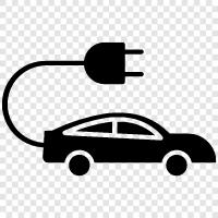 green car, alternative fuel, fuel efficient, electric car icon svg