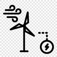 green energy, alternative energy, renewable energy, wind power icon svg