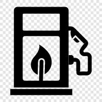 Green Gas, Clean Gas, Gasoline Alternative, Natural Gas icon svg