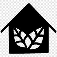 green housing, ecohousing, lowimpact housing, compact housing icon svg