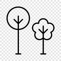 green, nature, trees, recreation icon svg