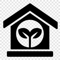 greenhouse, solar, energy, environment icon svg